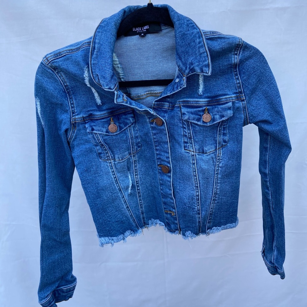 Ripped Jean Jacket